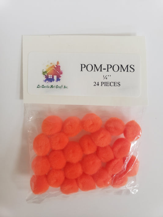 Pom poms (1/4")