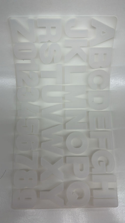Letters & Numbers Mold