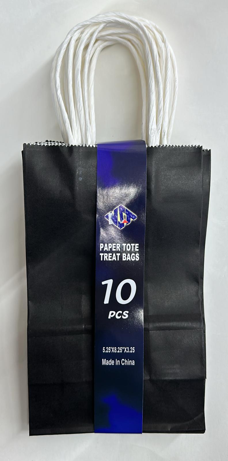 Paper Tote Treat Bags(5.25"x8.25"x3.25")(10pcs)